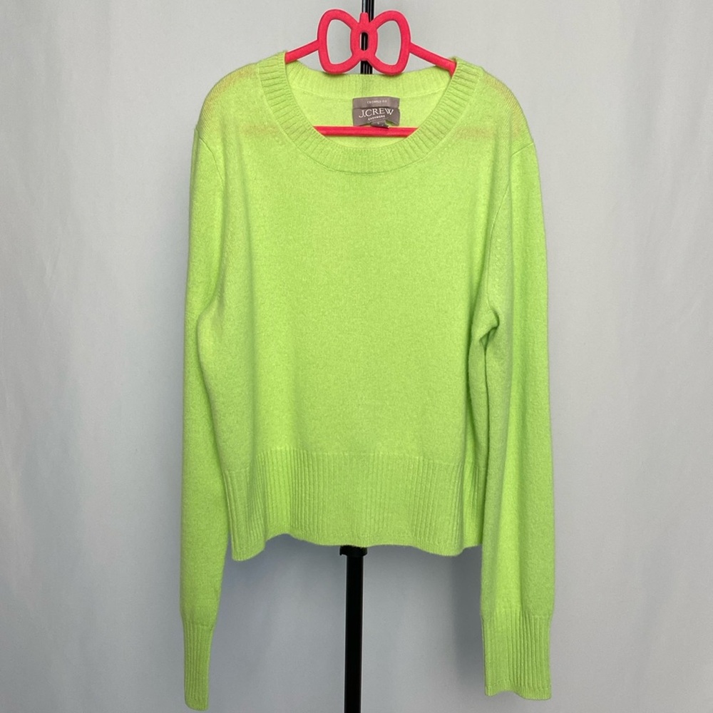 J.Crew cropped cashmere sweater (NWOT)